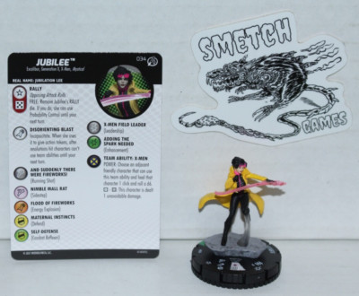 AFFE 034 Jubilee Figure - Marvel Heroclix Avengers Fantastic Four Empyre 2021