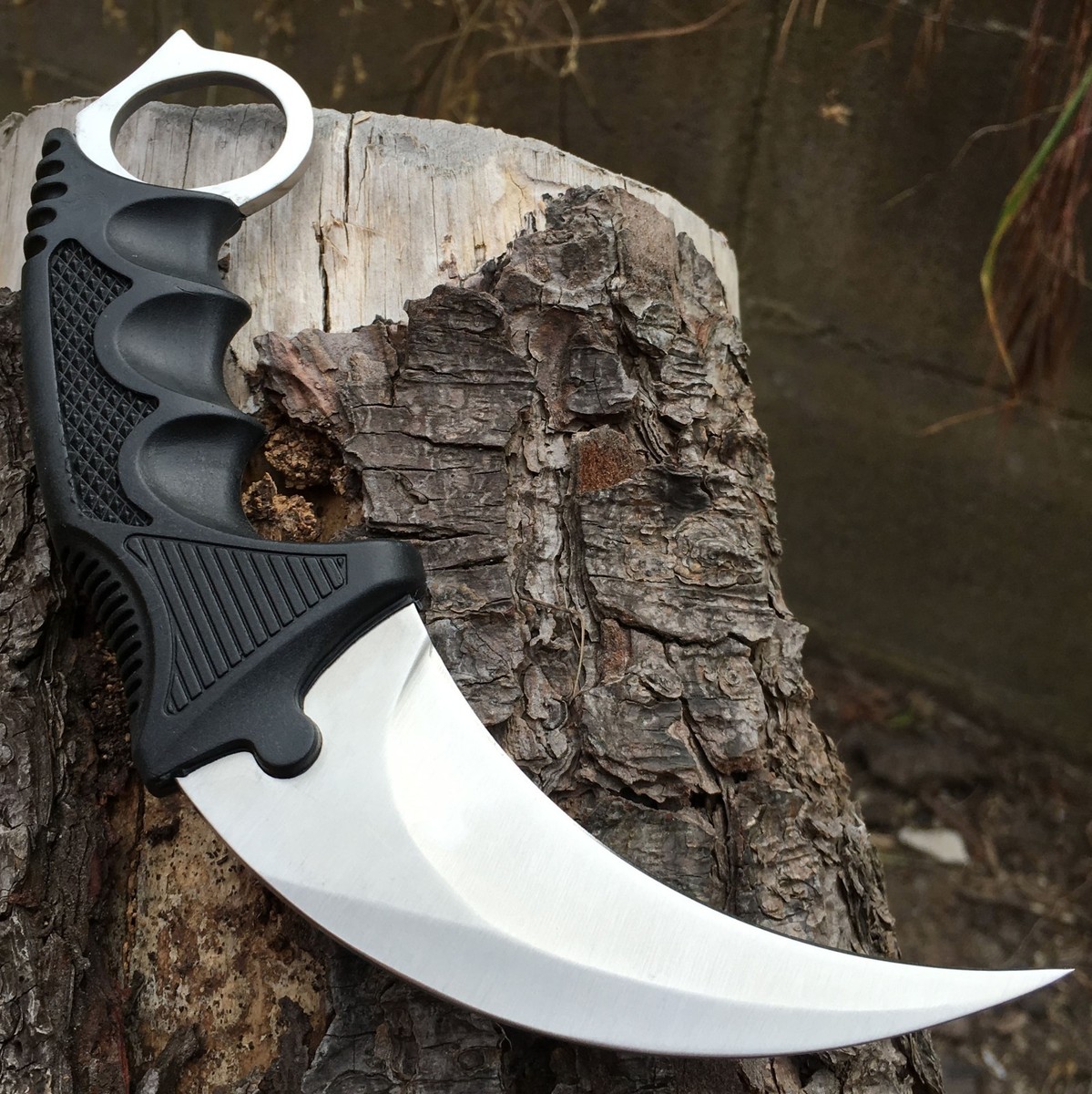 コンバット5561 TACTICAL COMBAT KARAMBIT NECK KNIFE Survival Hunting BOWIE