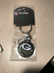 Green Bay Packers Key Chain Metal Heavyweight Key Ring Nfl Aminco Ebay