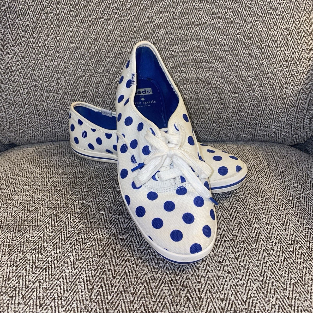 Kate Spade Keds Keds Shoes Polka Dot Kate Spade Blue Keds Womens