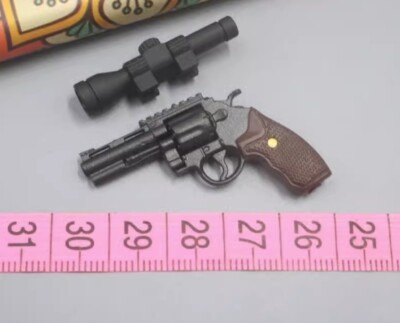 W054 1/6 Scale Magnum Revolver Pistol Model for 12'' Male Soldier HK ...