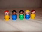 Vintage Fisher Price Little People Rare Lot of 5 Girls / Boys