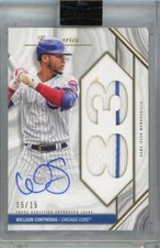 2022 Topps Luminaries Willson Contreras Home Run Kings Auto /15 Relics #HRKAR