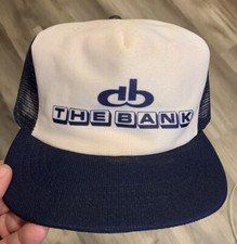 VINTAGE CB THE BANK SNAPBACK HAT 80’s TRUCKER CAP SEMCO MADE IN USA