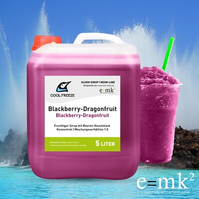 Blackberry Dragonfruit Slush Eis Sirup | 5L | Glycerin-frei | für Slushmaschine
