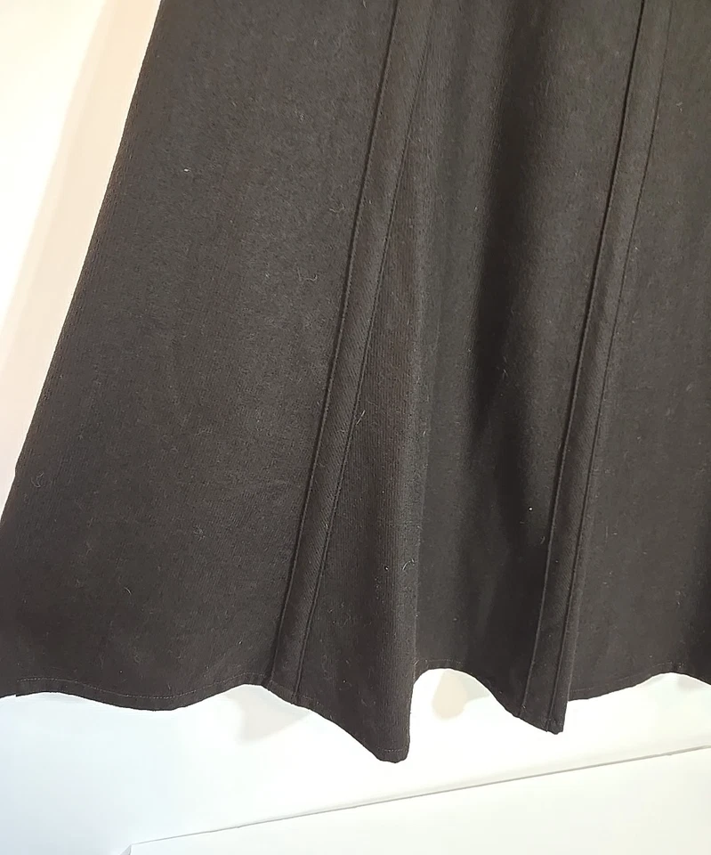 Cambridge Dry Goods Womens 100% Wool Brown Midi Maxi Skirt Lined Size 0 - Image 3 of 4