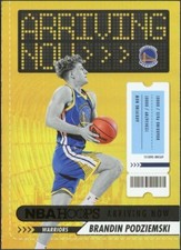 2023-24 NBA Hoops Brandin Podziemski Arriving Now Holo #15 Golden State Warriors