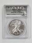 2019 Silver Eagle   FIRST STRIKE ANACS MS70