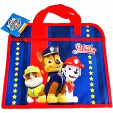 Paw Patrol Character School Book Bag Girls & Boys Back to School Zipped CarryBag