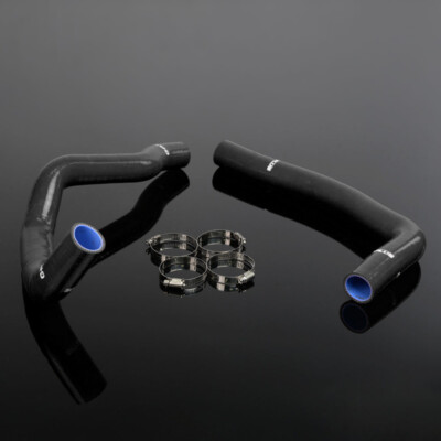 Fit For TOYOTA SUPRA JZA80 2JZ-GTE TURBO VVTI 97-02 Black Silicone Radiator Hose