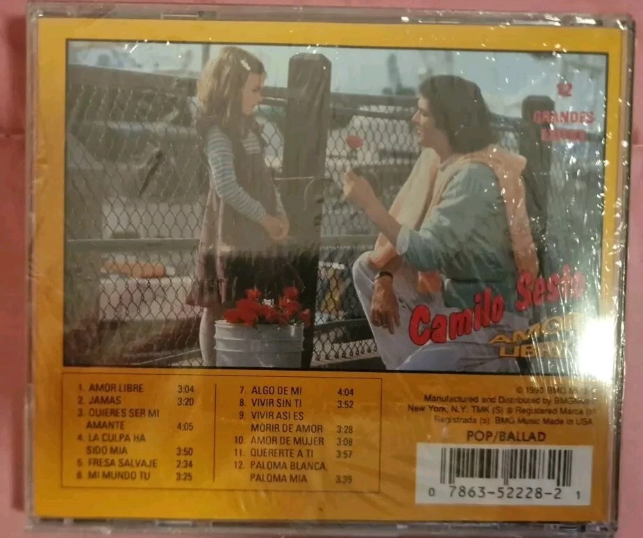 Camilo Sesto - Amor Libre - 12 Grandes Exitos CD , Neu - Bild 2 von 2