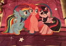 My Little Pony Mlp Purple Pillow Case Rainbow Dash Pinkie Pie Twilight Comforter