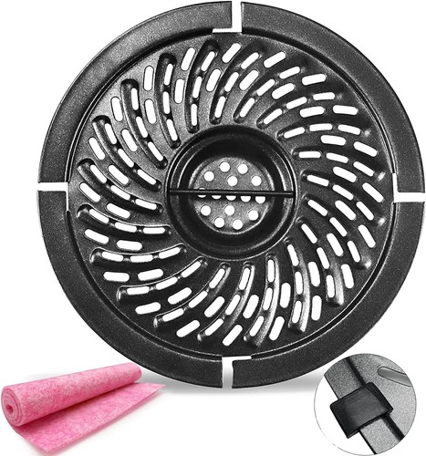 Air Fryer Parts, 2QT 2.1QT Round Air Fryer Grill Pan Crisper Plate Tray Acces...