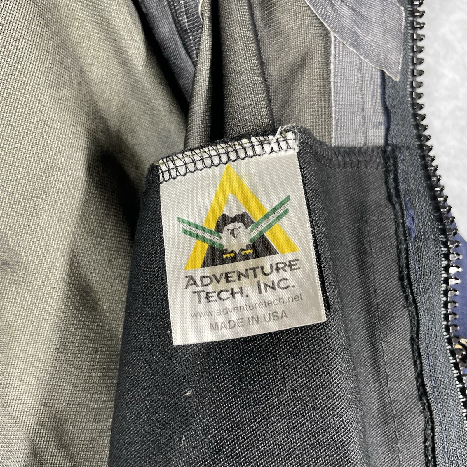 Adventure Tech Jacket Men Extra Large Blue Full z… - image 8