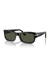 Persol 0PO3326S 95/31 Black/Green Rectangular 57mm Men's Sunglasses