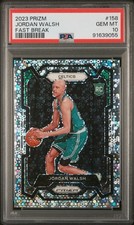 PSA 10 💎  2023-24 Panini Prizm Fast Break Prizm Jordan Walsh (RC) #158 Rookie