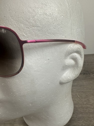 Rare Smith Arcade Pink Sleek Aviator Wrap Sunglasses - Picture 4 of 9