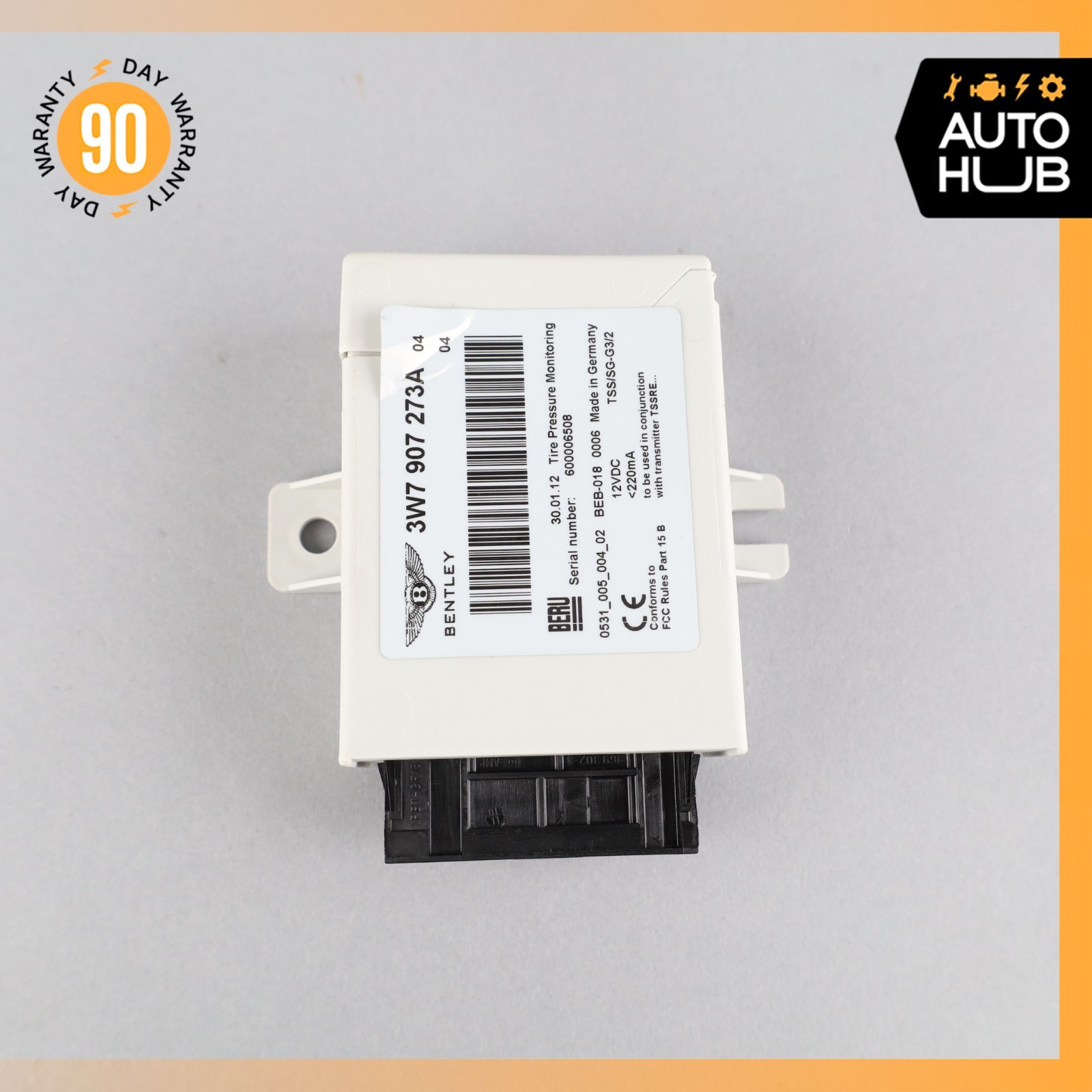 Bentley Continental Flying Spur Tire Pressure Monitoring System TPMS Module OEM
