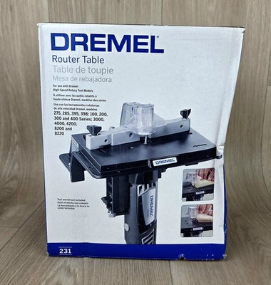 Dremel 231 Rotary Tool Compact Mountable Wood Shaper & Router Table