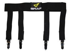 (2 Pack) Graf Hockey Junior Medium Garter Belts
