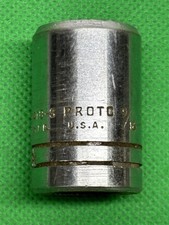 12 Drive X 916 Size Proto Los Angeles Double Square Socket 5418-s 8 Pt Usa