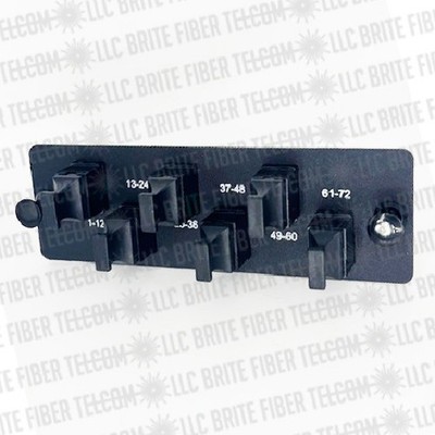 FAPH0612BLMPO PANDUIT Compatible 72 fiber adapter panel  6 Port MPO  KEY UP/Down