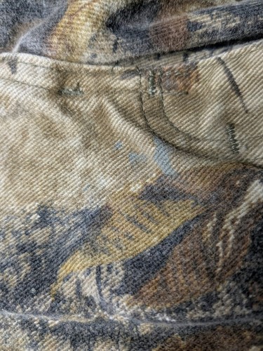 Wrangler Pro Gear Camo Pants Mens 32x27 Fleece Lined Realtree AP Hunting READ - Picture 5 of 24