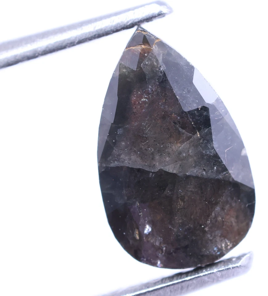 1.31 Carat Natural Diamond Pear Shape Fancy Diamond Black Color Loose Diamond - Image 2 of 4