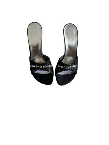 Vintage Stuart Weitzman Women's Black Austrian Crystal Heels/Clutch - Limited Ed - Bild 3 von 24