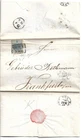 2704l: 9 Kreuzer 1852 Brief von Wien nach Frankfurt
