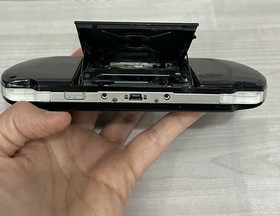 Sony PSP 3001 Black With OEM AC Adapter & Charger ! Tested Works! NO BATTERY