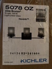 Kichler 5078 Hendrik 3 Light 24"W Vanity Light Bathroom Fixture - Bronze