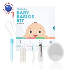 Frida Baby Basics Kit 6 Count Essentials Nasal Aspirator Snotsucker NailFrida