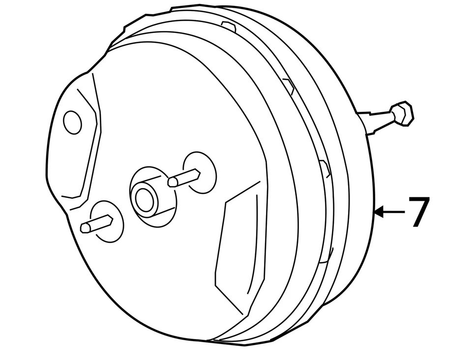 BMW M5 F90 2018-2020 OEM potenciador de freno 8074223 Foto 4 de 4