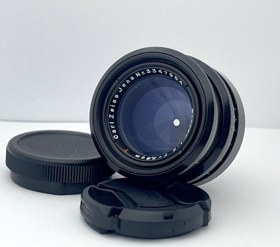 Carl Zeiss Jena T Biotar 5.8cm 1:2 Exakta Schwarz (Gebraucht) in Zürich