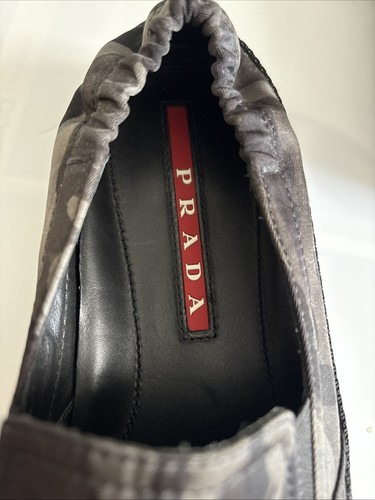 Prada Mens Camo Shoes Slip On Sz. UK5, US 6, EU 39. EUC hard to find size - Picture 8 of 10