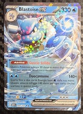Carta Pokémon Blastoise ex NEW 009/165 Pokemon 151 Double Rare ITA NM