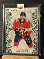 2025-26 Upper Deck Artifacts Emeralds Glow Uvis Balinskis /99 Panthers #212