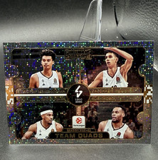 Panini 2025-26 Contenders Team Quads #16 LDLC ASVEL Wembanyama Risacher Jones O…