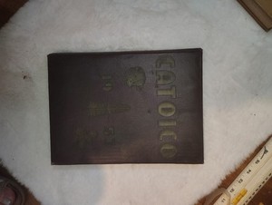 1953 Catoico Midand High School Yearbook with signatures