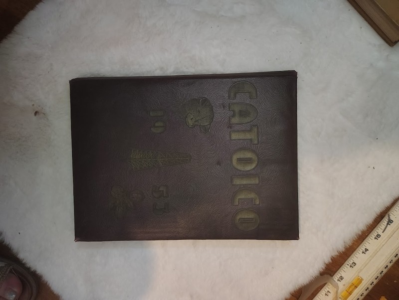 1953 Catoico Midand High School Yearbook with signatures