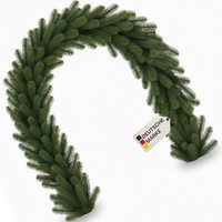 Weihnachtsgirlande 270Cm Spritzguss Girlande GrüN Weihnachtsdeko Voll-Pe
