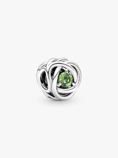 NEW Pandora August Peridot Birthstone Eternity Charm 790065C08 FREE SHIPPING