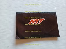 Piaggio NTT 50 manuale uso manutenzione libretto italiano originale