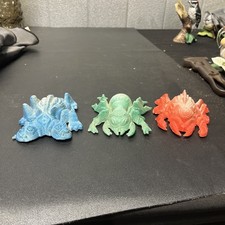 Vintage 1964 Remco Hamilton's Invaders Monsters Bug Toy Figures Lot of 3 Rare