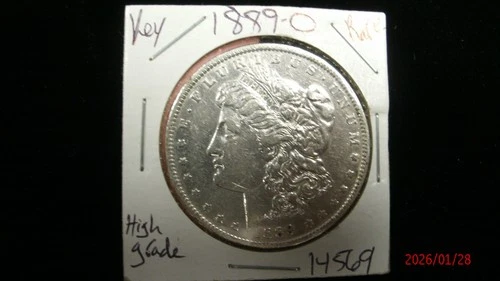 1889-O AU Morgan Silver Dollar #4569
