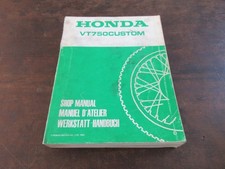 Honda VT750C VT 750 Custom Shop Service Repair Manual Manuel