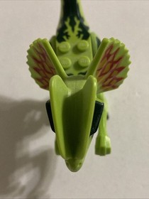 LEGO Jurassic World Dilophosaurus Dinosaur Minifigure Figure From Set # 75916