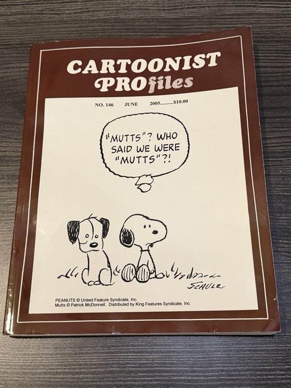 RARE FINAL ISSUE Cartoonist PROfiles No 146 SNOOPY Schulz Mutts 2005 NEVER READ