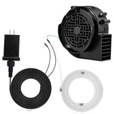 Inflatable Replacement Fan Blower, 12V Mini Air Blower with 3 LEDs 1.2A